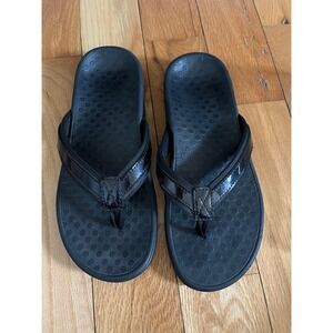 VIONIC Women's Black Flip Flop Size 7
